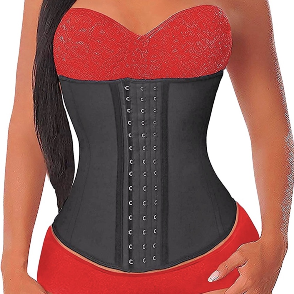 Yianna Women’s Underbust Latex Sports Girdle Waist Trainer Corset